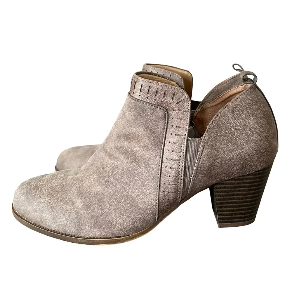 Life Stride Tan Velocity with Memory Foam Booties Size 9.5